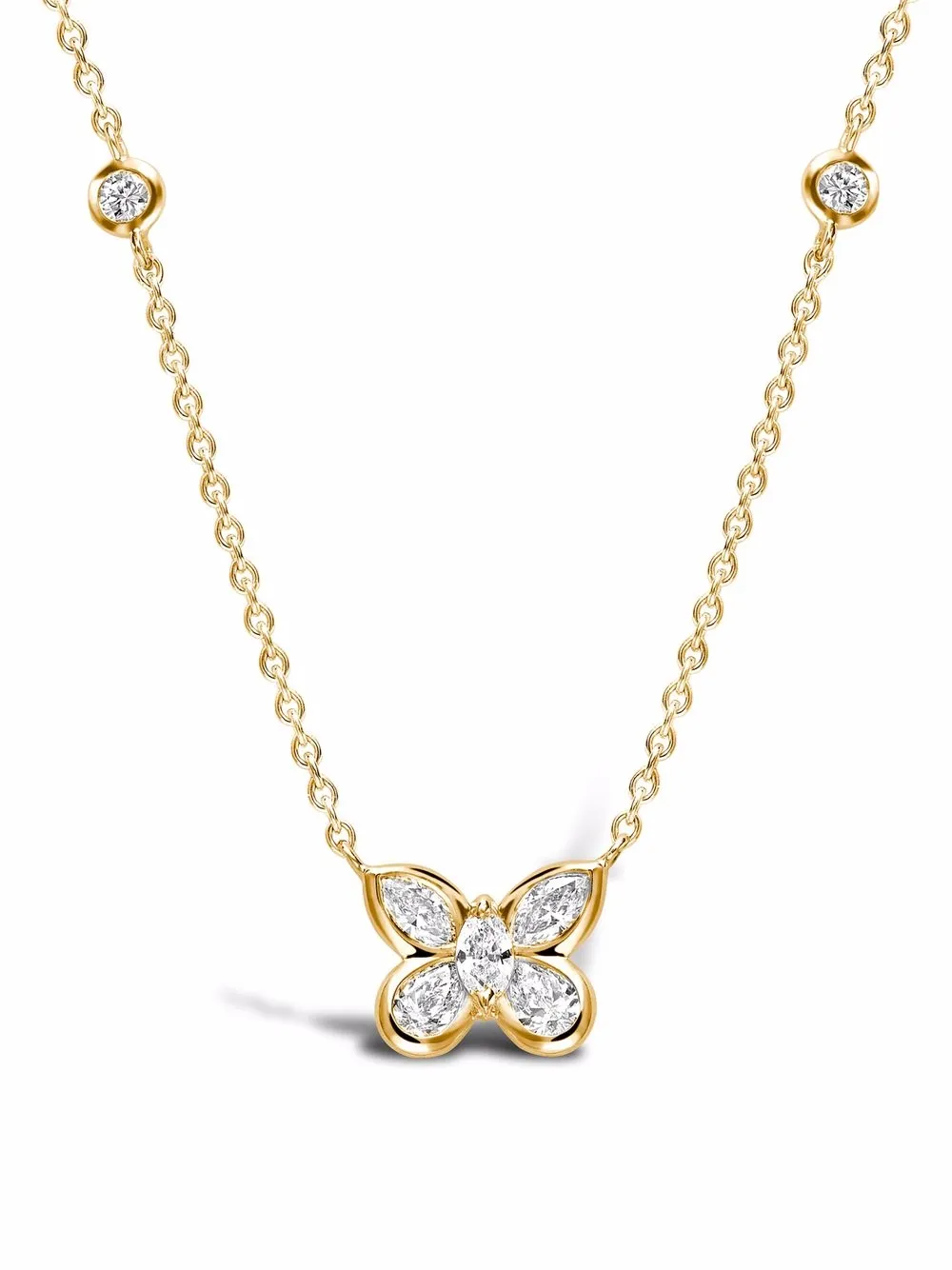 Колье Butterfly из желтого золота с бриллиантами Pragnell, золотой
Колье Butterfly из желтого золота с бриллиантами Pragnell, золотой