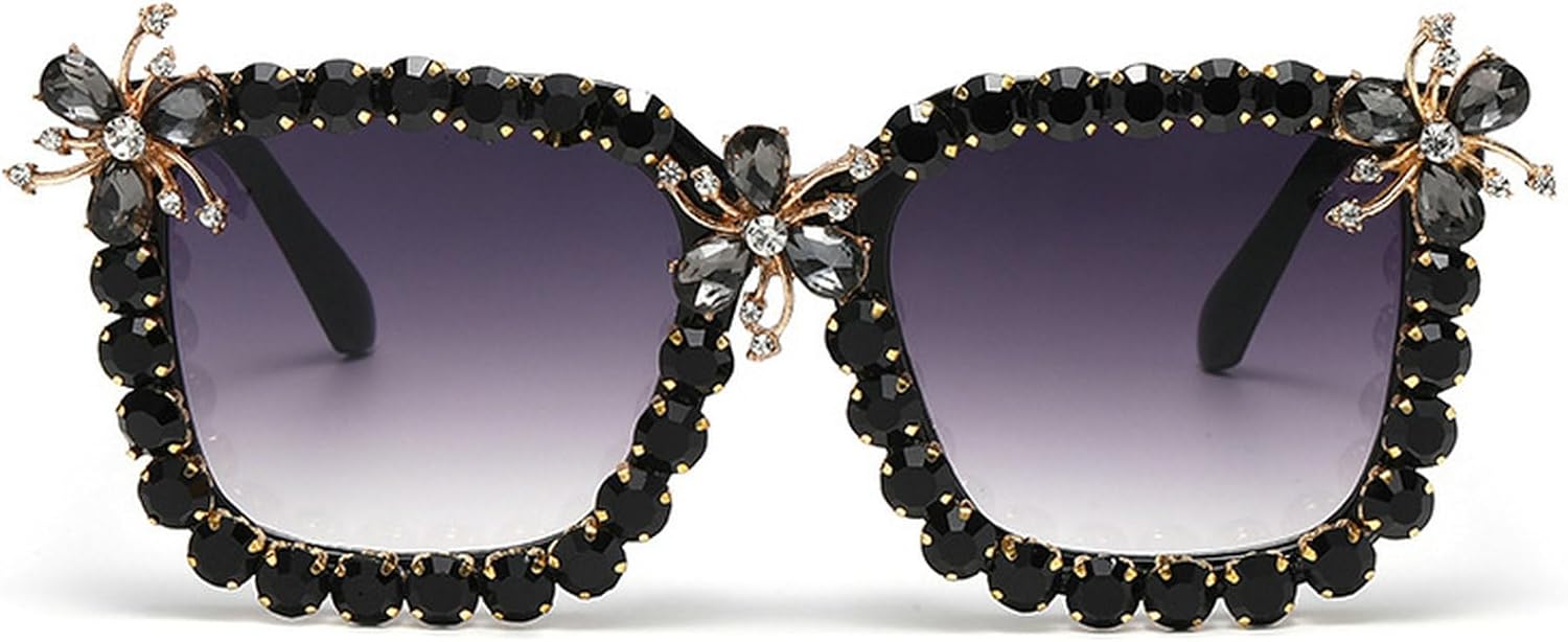 Солнцезащитные очки Diamond Square для женщин, роскошные солнцезащитные очки с кристаллами и цветочным узором, винтажные женские солнцезащитные очки со стразами mincl, Black
Солнцезащитные очки Diamond Square для женщин, роскошные солнцезащитные очки с кристаллами и цветочным узором, винтажные женские солнцезащитные очки со стразами mincl, Black