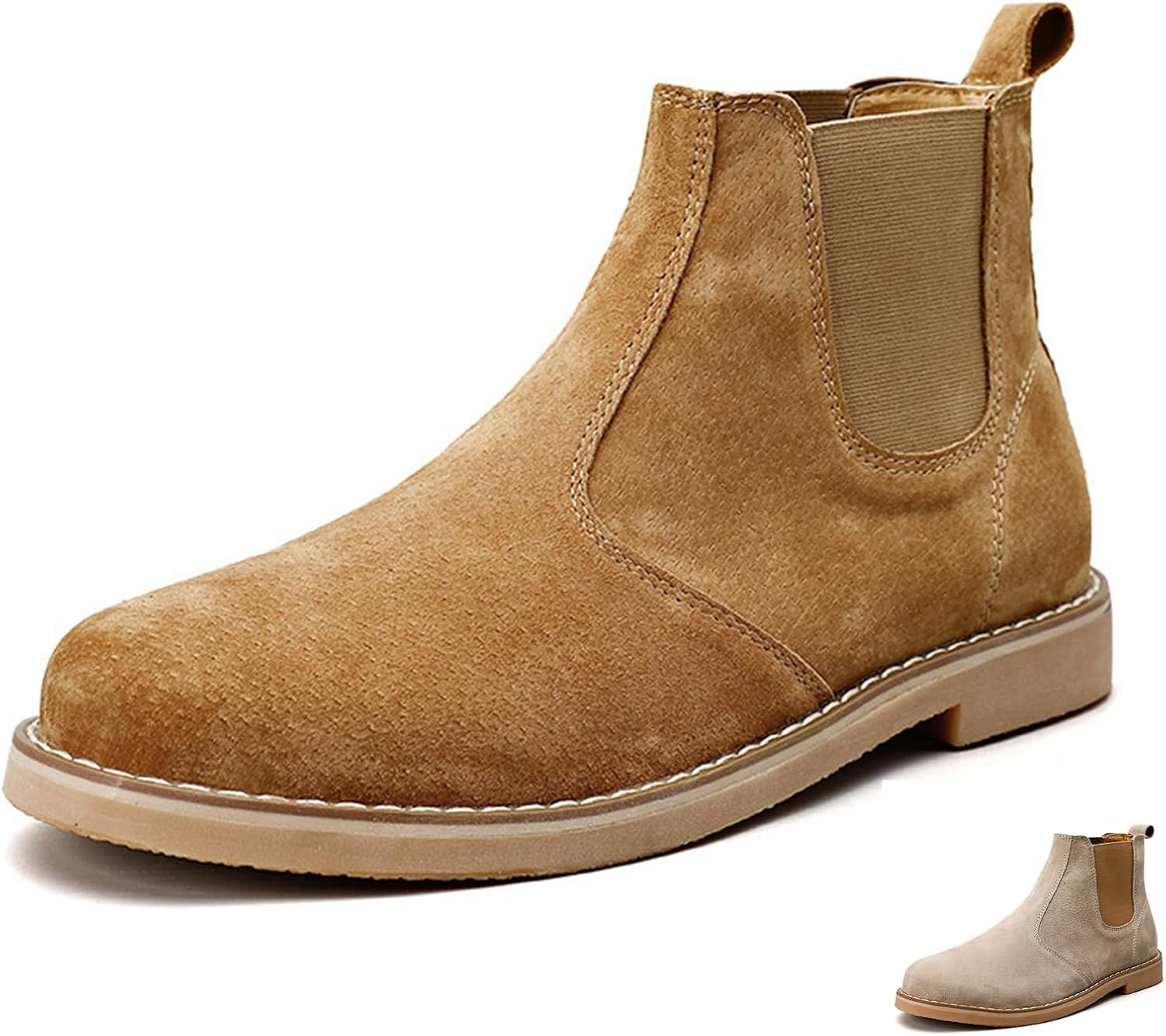 Мужские ботинки OXNEUHG Chelsea из натуральной кожи с эластичной вставкой, модные классические замшевые ботинки с круглым носком, на носку, повседневные, для офиса, работы, свадьбы, бизнес-образа, коричневый
Мужские ботинки OXNEUHG Chelsea из натуральной кожи с эластичной вставкой, модные классические замшевые ботинки с круглым носком, на носку, повседневные, для офиса, работы, свадьбы, бизнес-образа, коричневый