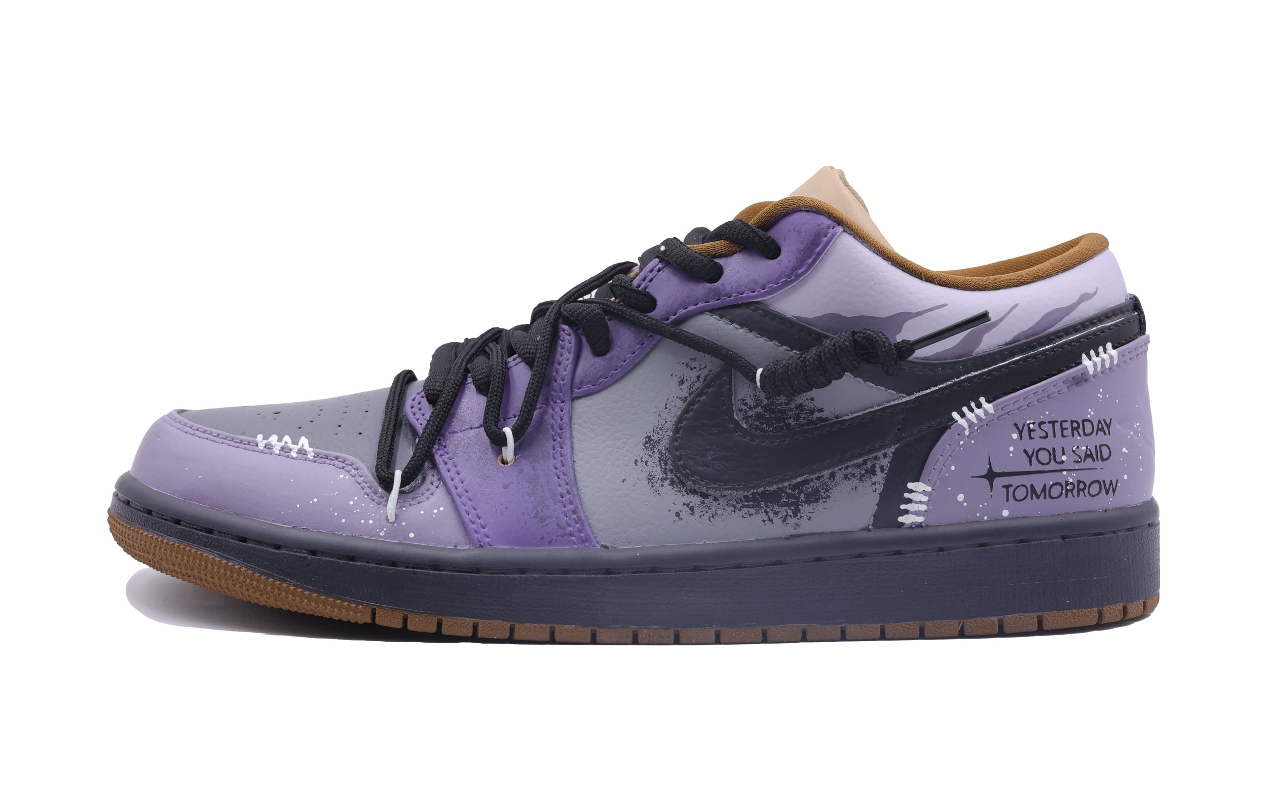 Jordan Баскетбольные кроссовки Air 1 Black Lobster с антиабразивным покрытием, низкие, винтажные, цвет темно-фиолетовый, мужские
Jordan Баскетбольные кроссовки Air 1 Black Lobster с антиабразивным покрытием, низкие, винтажные, цвет темно-фиолетовый, мужские