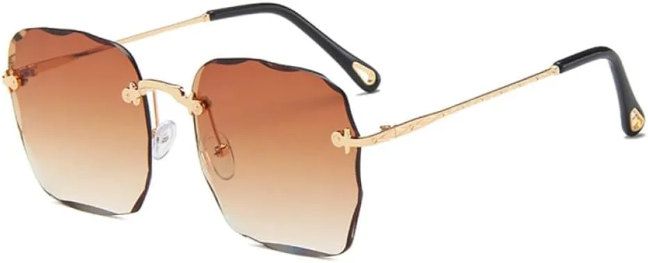 Новые женские солнцезащитные очки без оправы 2025 года, большие женские солнцезащитные очки, очки с градиентным переходом цвета DSXLY, C2gold-gradientbrown
Новые женские солнцезащитные очки без оправы 2025 года, большие женские солнцезащитные очки, очки с градиентным переходом цвета DSXLY, C2gold-gradientbrown