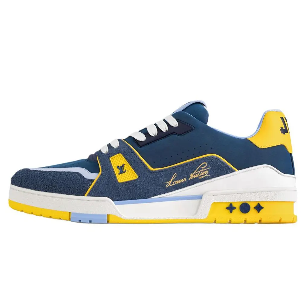 LOUIS VUITTON Низкие кроссовки для скейтбординга мужские синие Low-Top 
LOUIS VUITTON Низкие кроссовки для скейтбординга мужские синие Low-Top