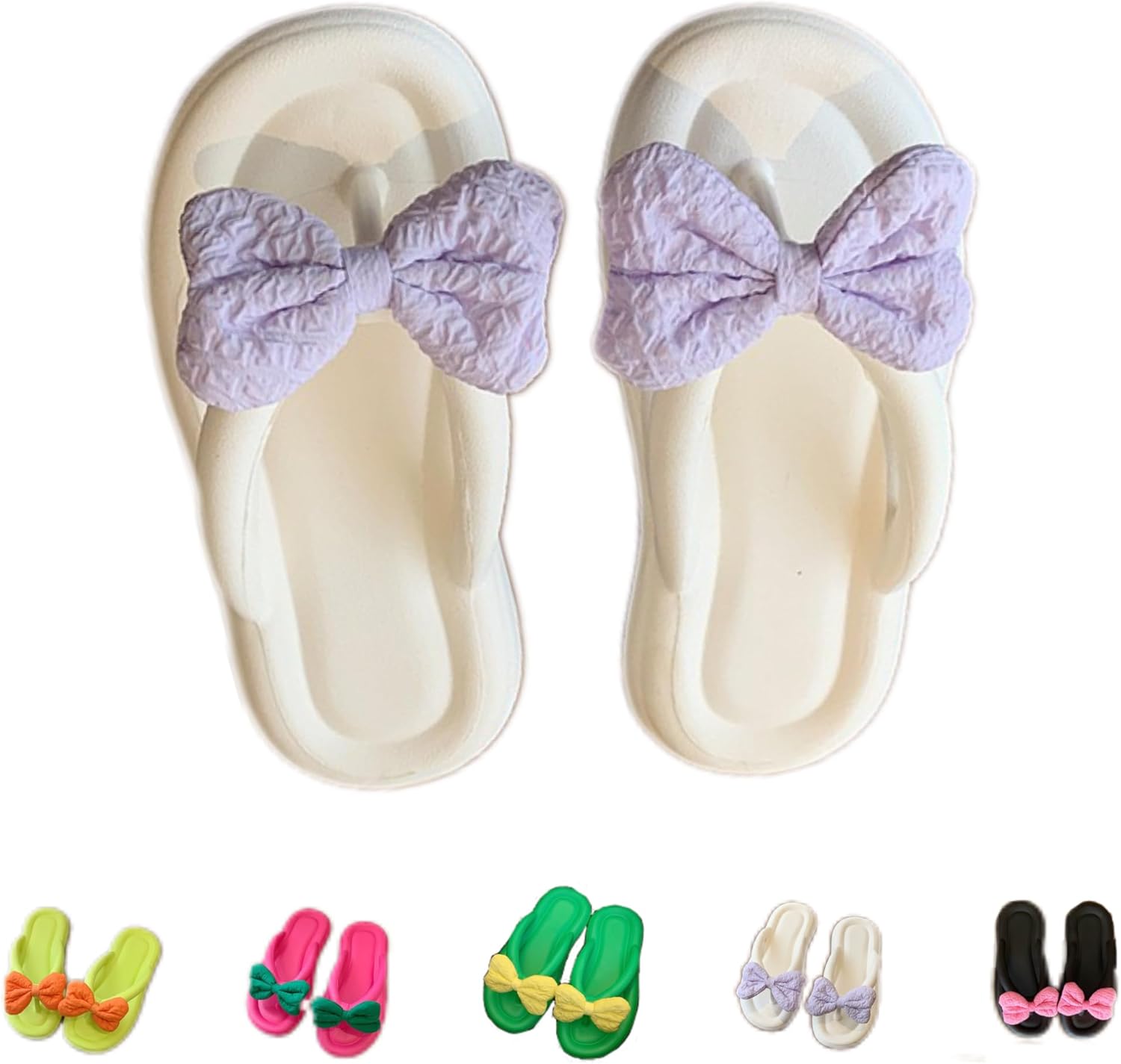 Тапочки-шлепанцы с бантом, милые детские шлепанцы с бантиком, для ванной, пляжа, домашние тапочки Ntrueml, белый
Тапочки-шлепанцы с бантом, милые детские шлепанцы с бантиком, для ванной, пляжа, домашние тапочки Ntrueml, белый