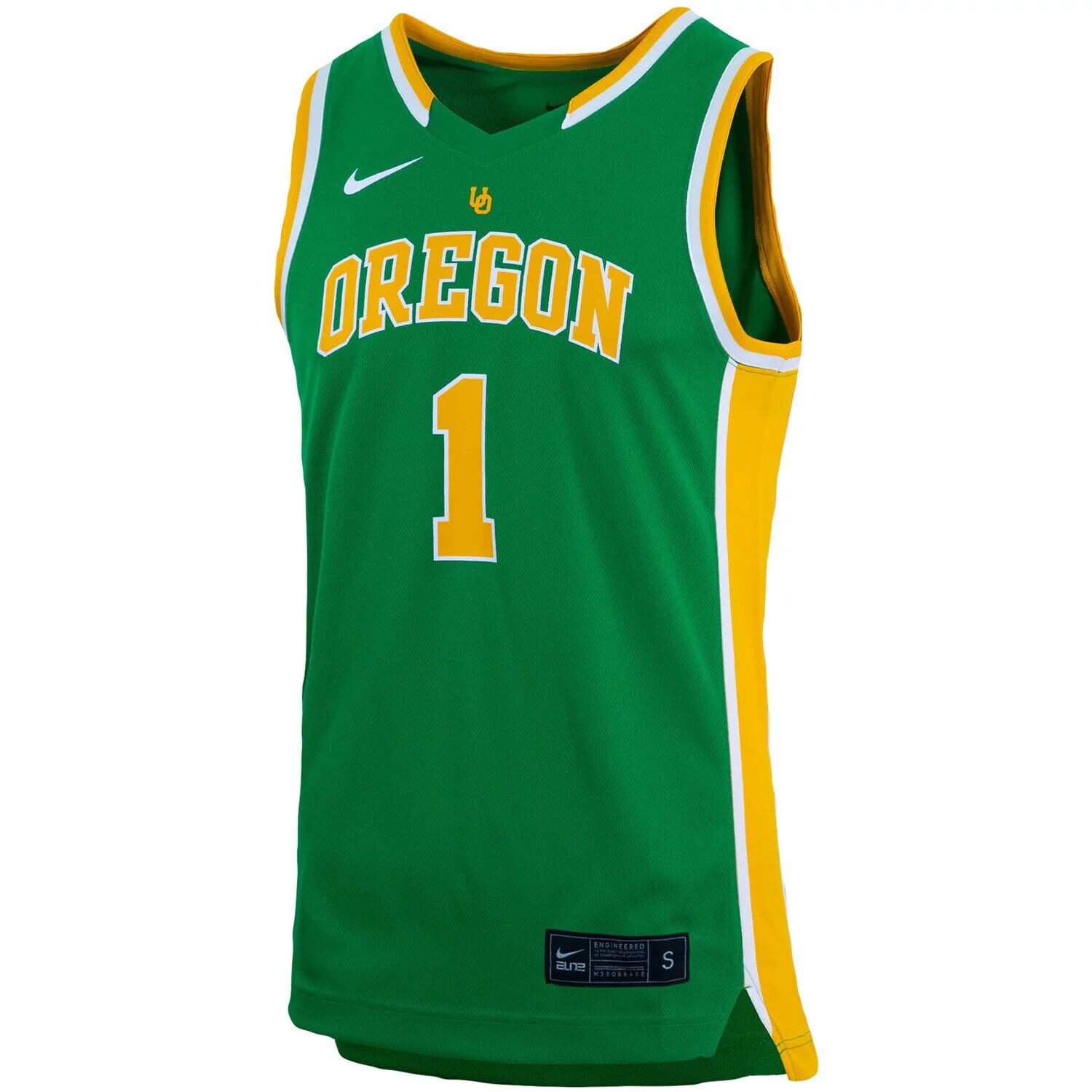 Реплика баскетбольной майки #1 Green Oregon Ducks Team Nike
Реплика баскетбольной майки #1 Green Oregon Ducks Team Nike