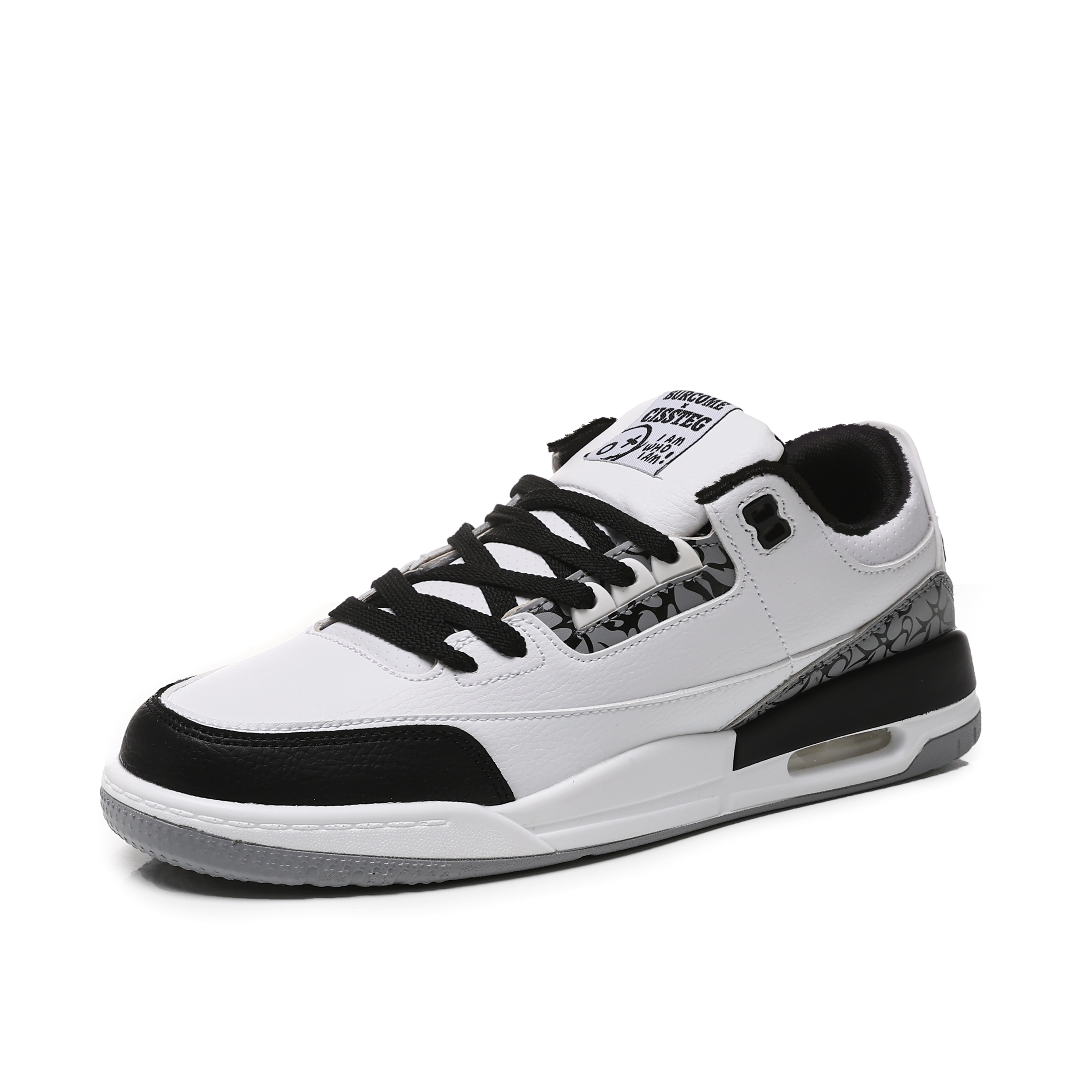 Скользостойкие, износостойкие, увеличивающие рост, влагоотводящие лоу-топ скейтборд кроссовки unisex CISSTEG, белый черный (fleece-lined)
Скользостойкие, износостойкие, увеличивающие рост, влагоотводящие лоу-топ скейтборд кроссовки unisex CISSTEG, белый черный (fleece-lined)