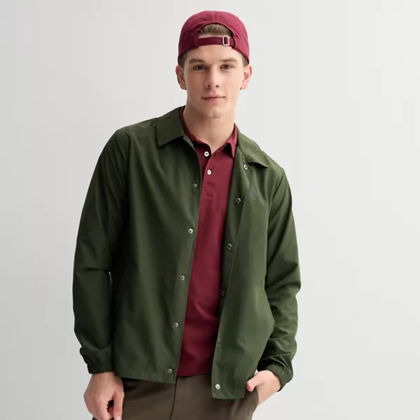 Мужская легкая куртка на пуговицах Volcom, зеленый
Мужская легкая куртка на пуговицах Volcom, зеленый