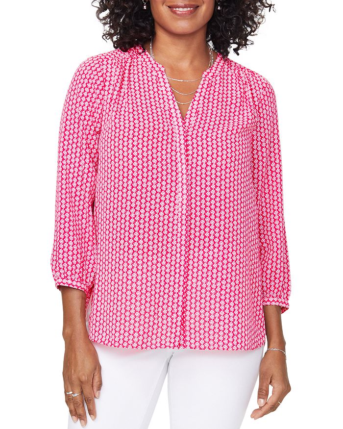 Блуза с принтом и защипами на спине, с рукавом три четверти NYDJ, красный
Блуза с принтом и защипами на спине, с рукавом три четверти NYDJ, красный