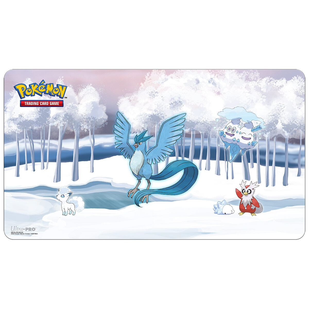 Ultra Pro: Pokémon - Игровой коврик - Серия галереи - Frosted Forest Pokemon 
Ultra Pro: Pokémon - Игровой коврик - Серия галереи - Frosted Forest Pokemon
