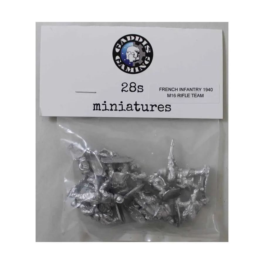 Стрелковая группа M16 из 10 человек FRA, WWII Miniatures - France - Infantry (28mm)
Стрелковая группа M16 из 10 человек FRA, WWII Miniatures - France - Infantry (28mm)