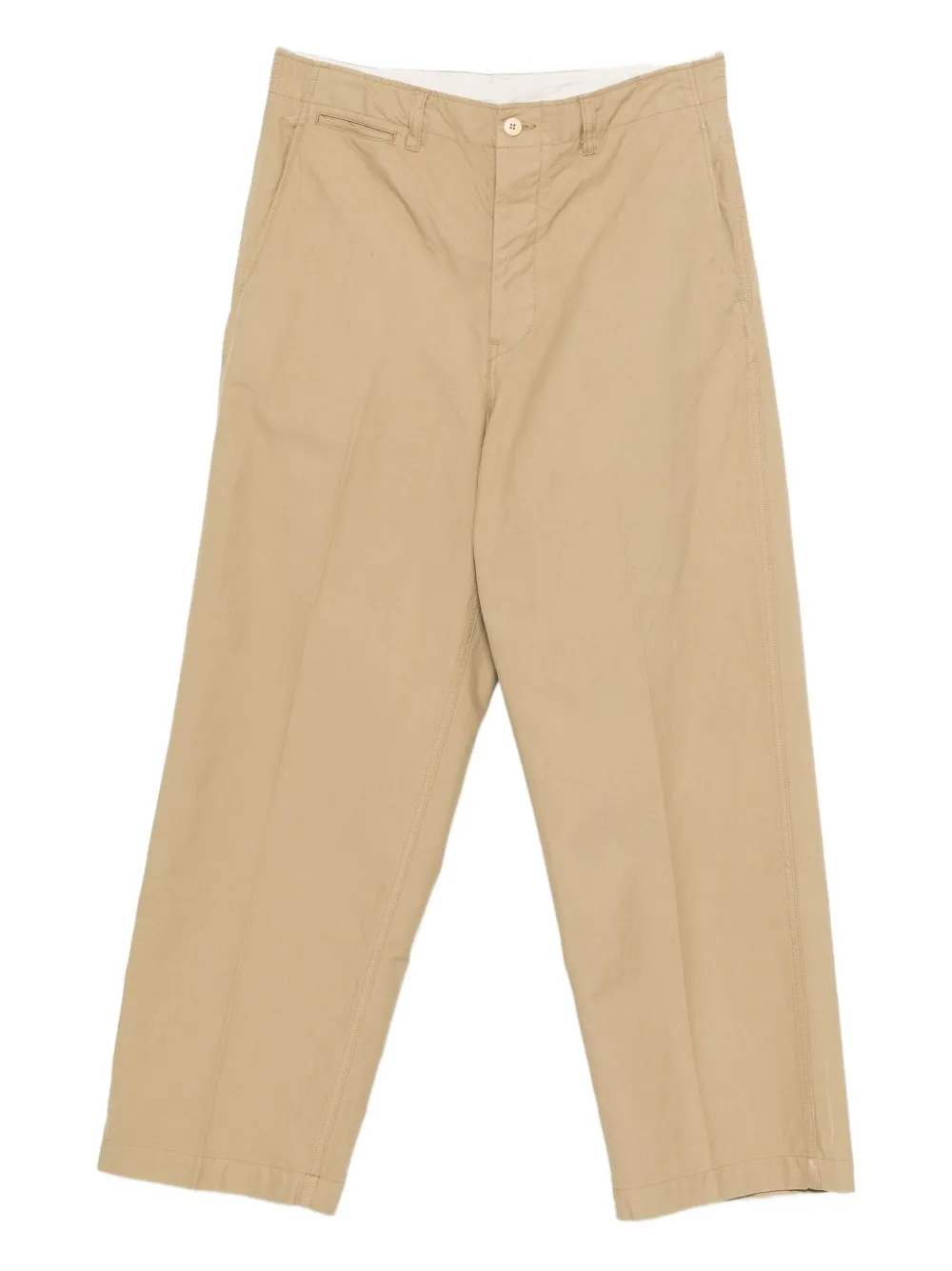 Чиносы на пуговицах Visvim, нейтральный
Чиносы на пуговицах Visvim, нейтральный