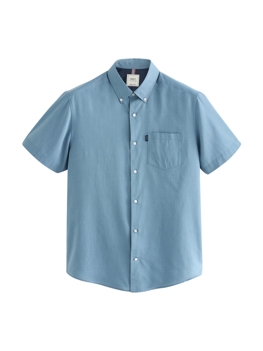 Рубашка обычного кроя на пуговицах Next, светло-синий
Рубашка обычного кроя на пуговицах Next, светло-синий
