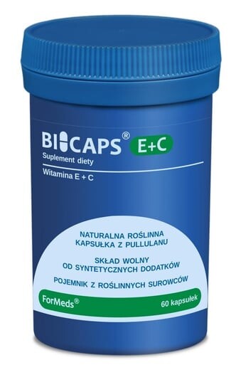 Formeds, Bicaps E+C, 60 капсул
Formeds, Bicaps E+C, 60 капсул