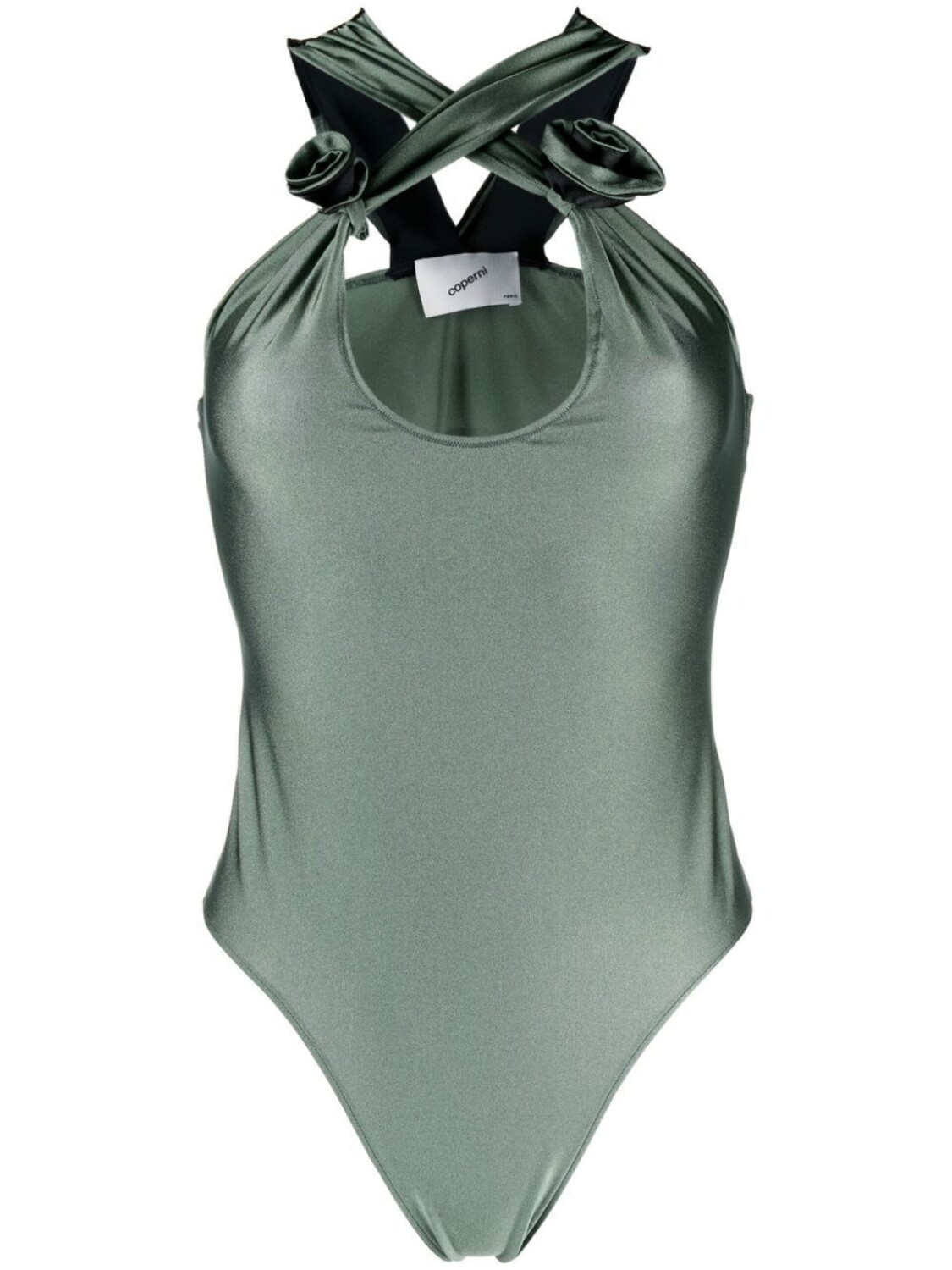 Coperni боди с цветочной аппликацией, зеленый
Coperni боди с цветочной аппликацией, зеленый