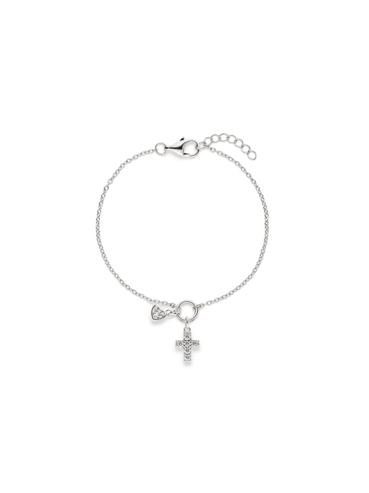 s.Oliver Серебряный браслет с крестом и сердечком из серебра
s.Oliver Серебряный браслет с крестом и сердечком из серебра
