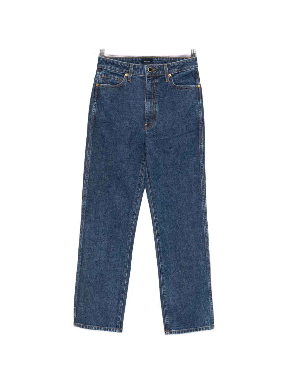 Джинсы Abigail с видимыми швами Khaite, синий
Джинсы Abigail с видимыми швами Khaite, синий