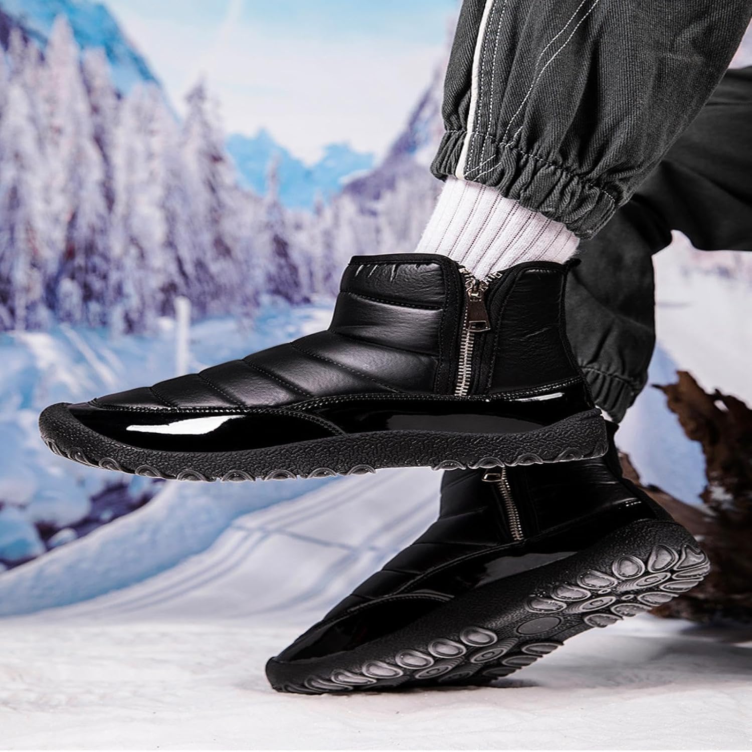 Мужские ботинки и обувь JHTZXEEI Зимние снегоступы Теплые ботинки до щиколотки, черный
Мужские ботинки и обувь JHTZXEEI Зимние снегоступы Теплые ботинки до щиколотки, черный