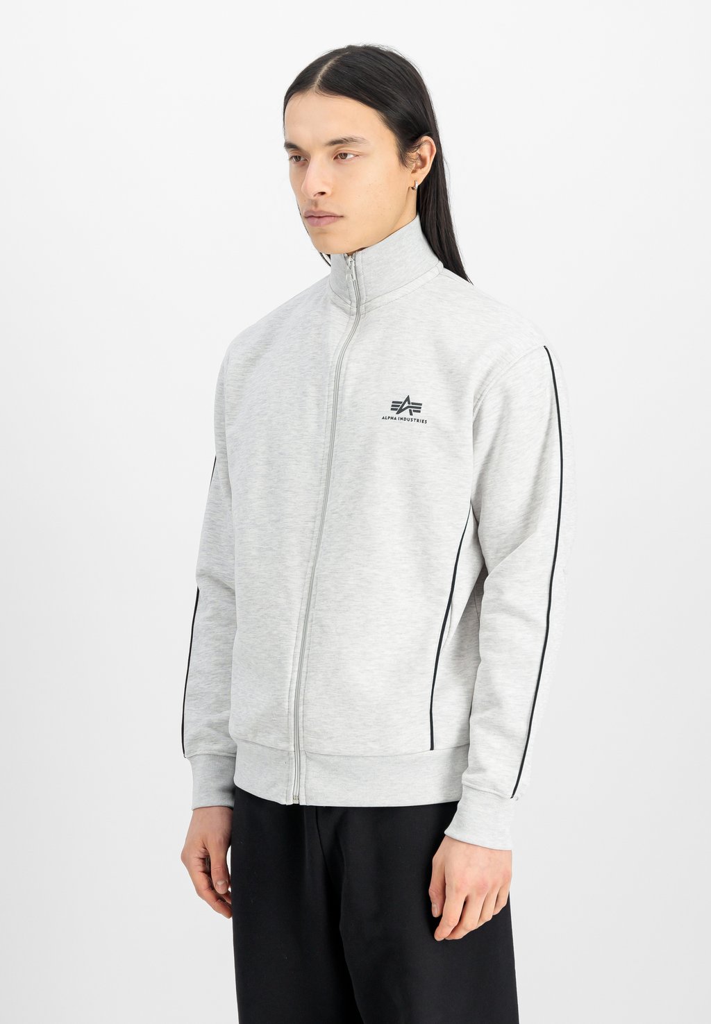 Толстовка на молнии Alpha Industries, серый
Толстовка на молнии Alpha Industries, серый