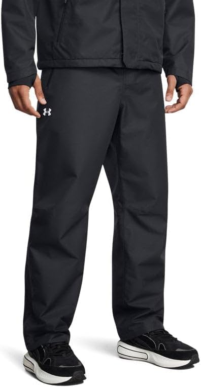 Мужские дождевые штаны Under Armour UA Stormproof Lined - водонепроницаемые и дышащие, Black-White
Мужские дождевые штаны Under Armour UA Stormproof Lined - водонепроницаемые и дышащие, Black-White