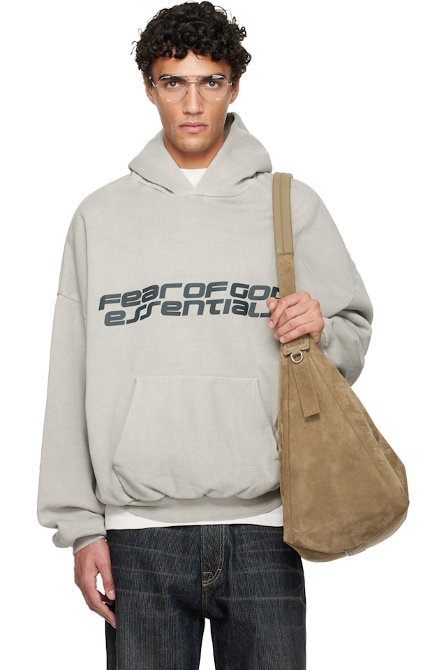 Fear Of God Essentials Серая праздничная толстовка из плотного флиса в стиле 90-х
Fear Of God Essentials Серая праздничная толстовка из плотного флиса в стиле 90-х
