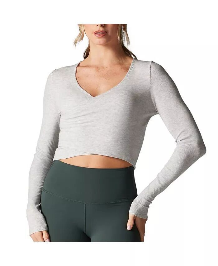 Женский топ с длинными рукавами и перекрещивающимися бретелями Tavi, серый
Женский топ с длинными рукавами и перекрещивающимися бретелями Tavi, серый