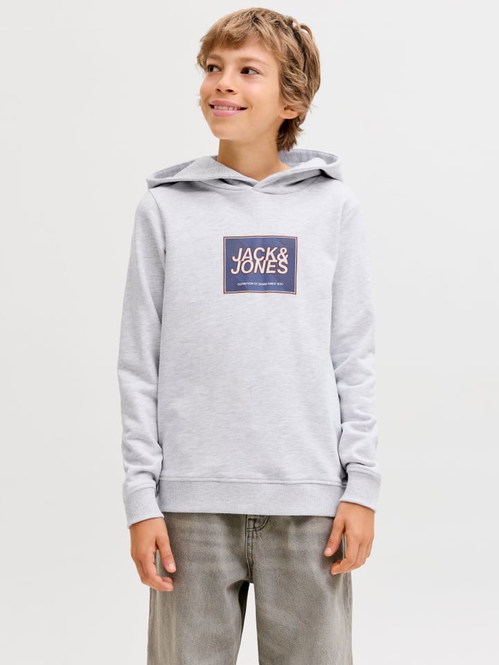 JACK & JONES Junior Толстовка с капюшоном JJRAIN SWEAT HOOD JNR белого меланжевого цвета
JACK & JONES Junior Толстовка с капюшоном JJRAIN SWEAT HOOD JNR белого меланжевого цвета