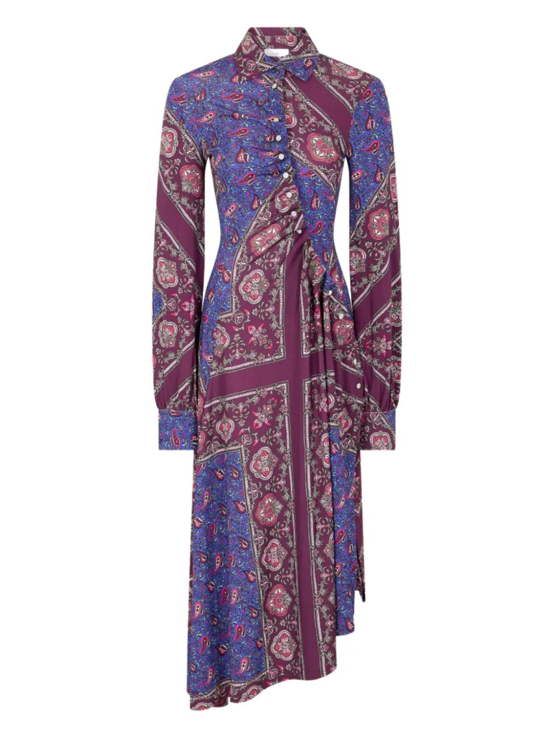 Rabanne платье-рубашка асимметричного кроя, синий
Rabanne платье-рубашка асимметричного кроя, синий