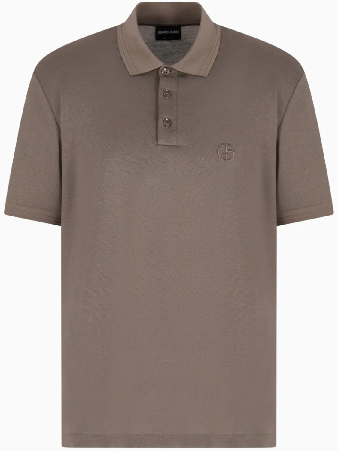 Рубашка поло с вышитым логотипом Giorgio Armani, нейтральный
Рубашка поло с вышитым логотипом Giorgio Armani, нейтральный