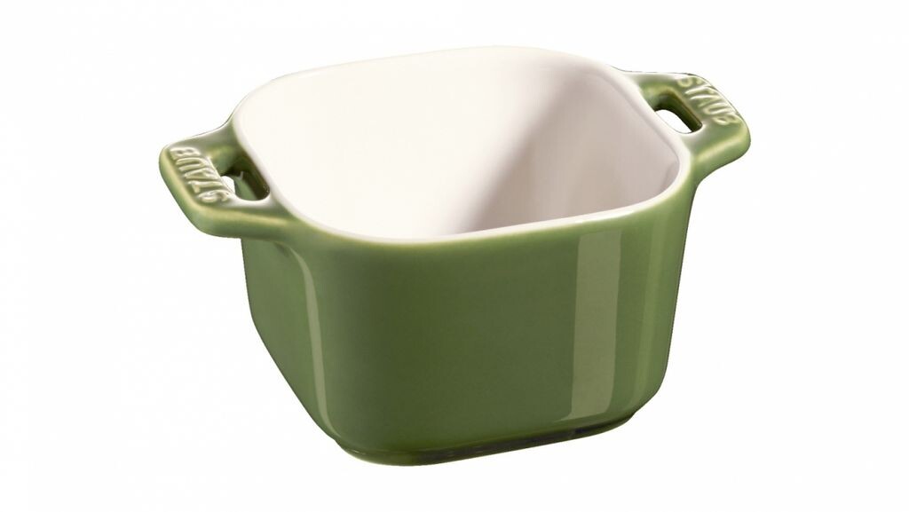 Staub Ceramic XS Набор из 2 мини-формочек для десерта, квадратный, зеленый базилик, 8 см
Staub Ceramic XS Набор из 2 мини-формочек для десерта, квадратный, зеленый базилик, 8 см