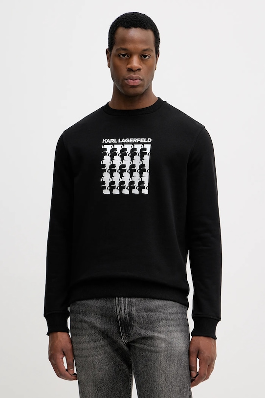 Хлопковая толстовка Karl Lagerfeld, черный
Хлопковая толстовка Karl Lagerfeld, черный