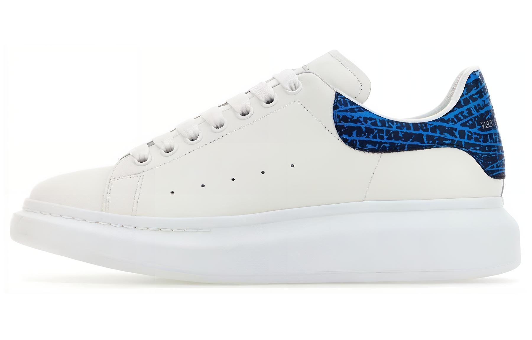 Кожаные кроссовки с вставками Alexander Mcqueen, белый синий
Кожаные кроссовки с вставками Alexander Mcqueen, белый синий