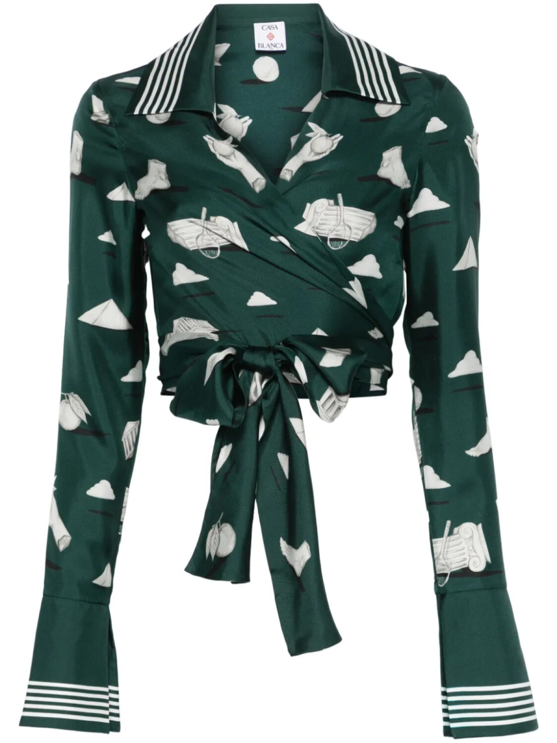 Casablanca блузка с графичным принтом, зеленый
Casablanca блузка с графичным принтом, зеленый