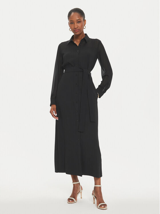 Платье-Рубашка стандартного кроя Marella, черный
Платье-Рубашка стандартного кроя Marella, черный