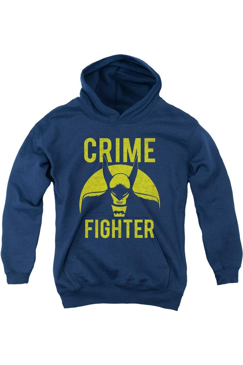 DC Comics Борьба с преступностью молодежная толстовка с капюшоном Gildan, темно-синий
DC Comics Борьба с преступностью молодежная толстовка с капюшоном Gildan, темно-синий