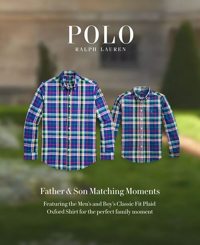 Мужская и взрослая рубашка из хлопка Оксфорд в клетку Polo Ralph Lauren, мультиколор
Мужская и взрослая рубашка из хлопка Оксфорд в клетку Polo Ralph Lauren, мультиколор