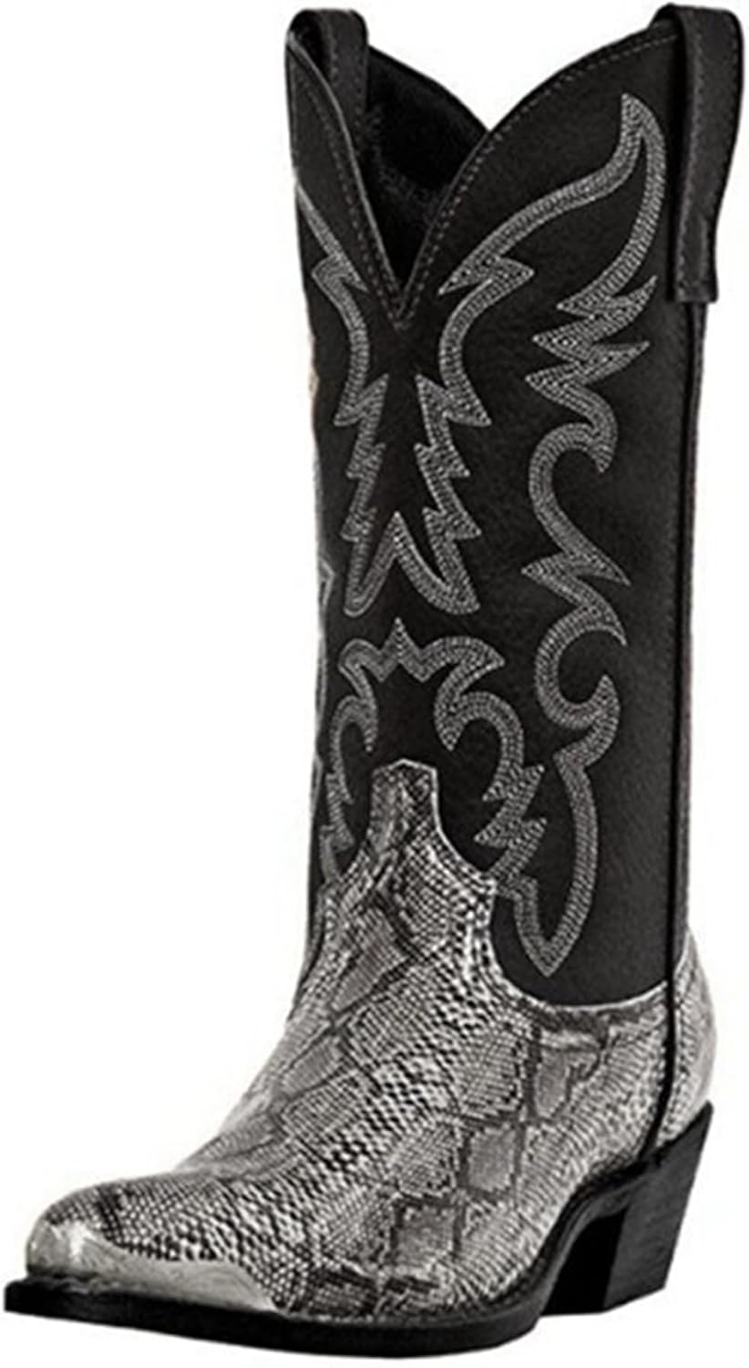 Ковбойские сапоги для мужчин, западные с квадратным носком, вышитые ковбойские сапоги Generic, серебро
Ковбойские сапоги для мужчин, западные с квадратным носком, вышитые ковбойские сапоги Generic, серебро