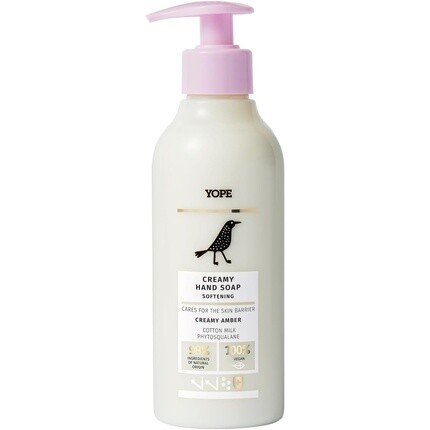 YOPE Увлажняющее жидкое средство для мытья рук с 98% натуральными ингредиентами, нейтральный PH, кремовый, янтарный, 300 мл