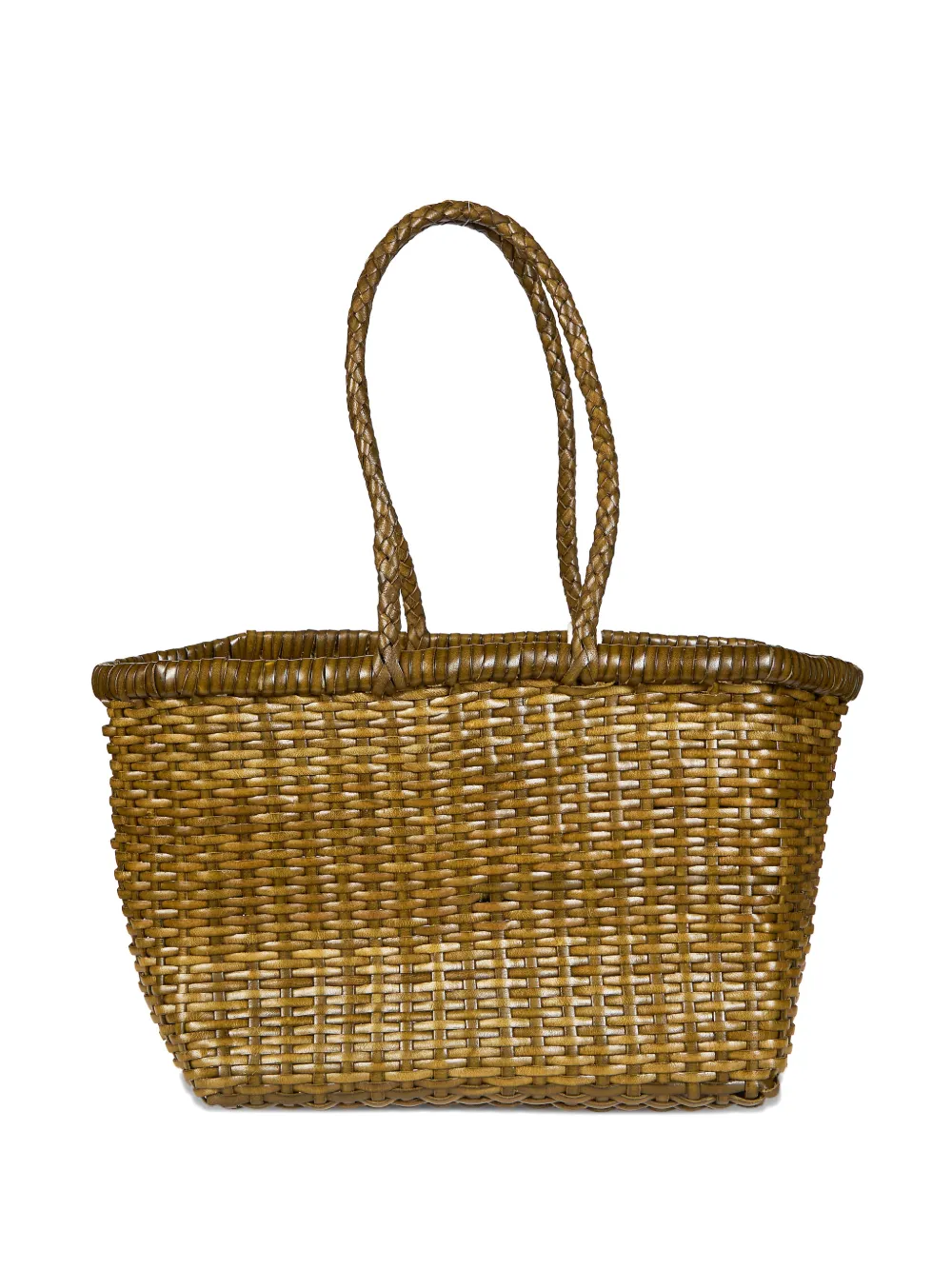 Маленькая плетеная сумка-тоут Dragon Diffusion, зеленый
Маленькая плетеная сумка-тоут Dragon Diffusion, зеленый