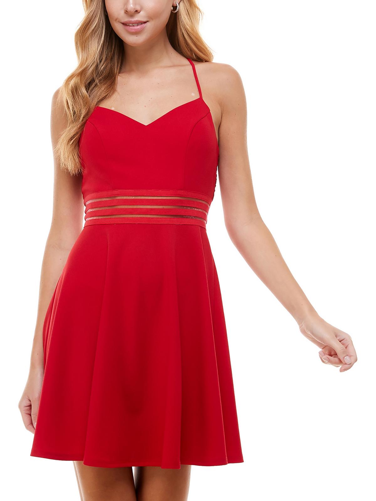 Платье Juniors Womens из полиэстера с кружевной спинкой и расклешенным кроем City Studios, цвет cherry
Платье Juniors Womens из полиэстера с кружевной спинкой и расклешенным кроем City Studios, цвет cherry