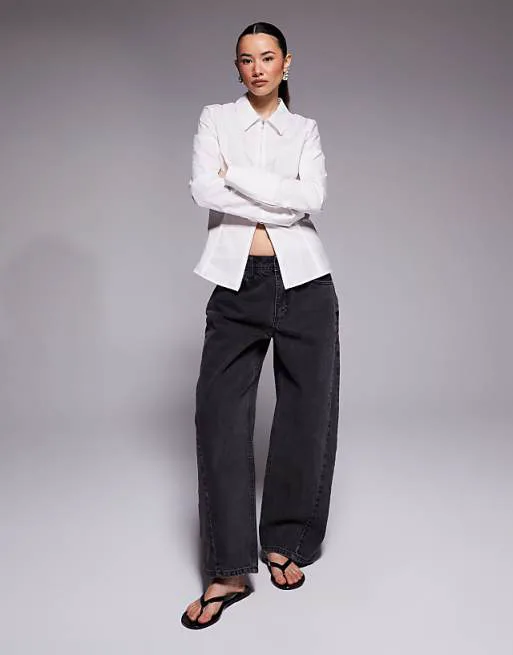 Черные джинсы со швами River Island Petite
Черные джинсы со швами River Island Petite