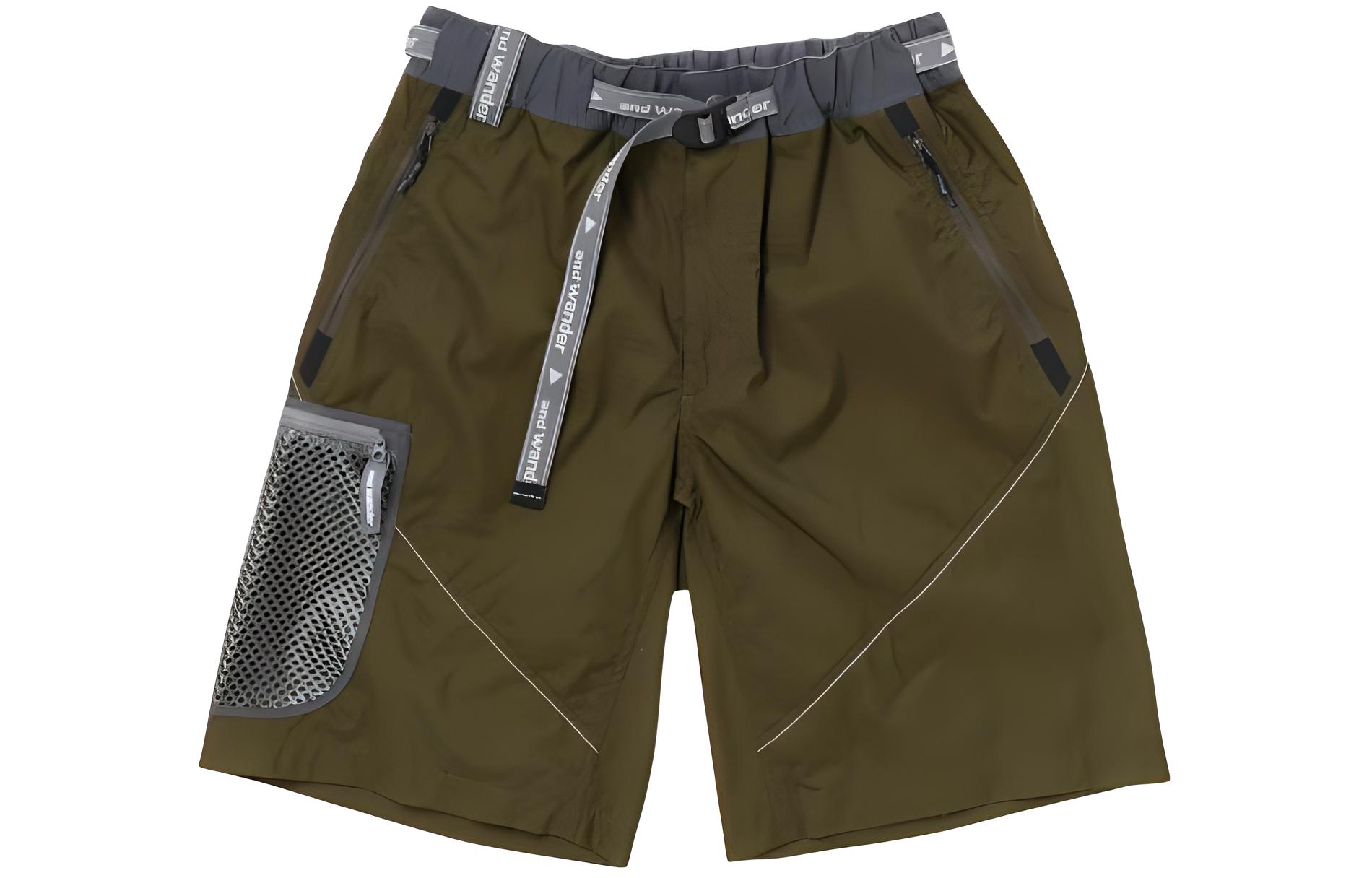 Шорты повседневные унисекс цвета хаки And Wander
Шорты повседневные унисекс цвета хаки And Wander