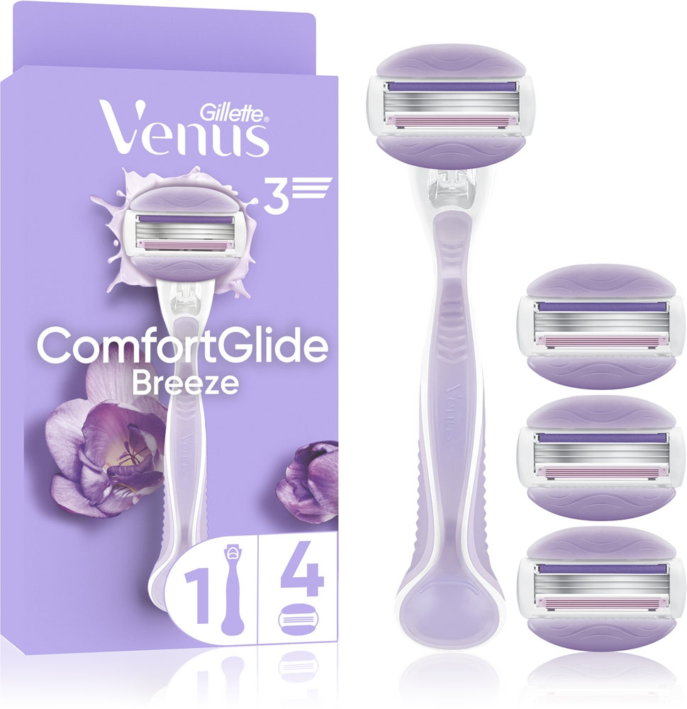 Бритва Venus ComfortGlide Breeze + сменные головки Gillette, 4 шт
Бритва Venus ComfortGlide Breeze + сменные головки Gillette, 4 шт