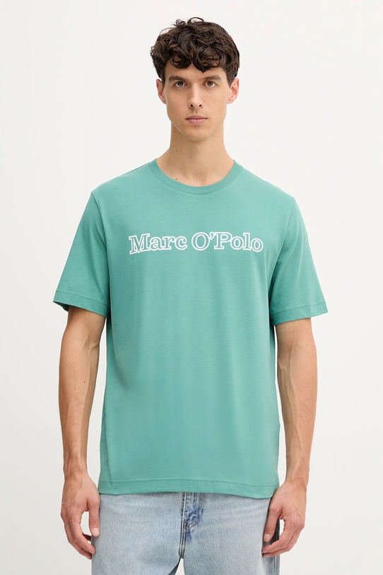 Хлопковая футболка Marc O'Polo, зеленый 
Хлопковая футболка Marc O'Polo, зеленый