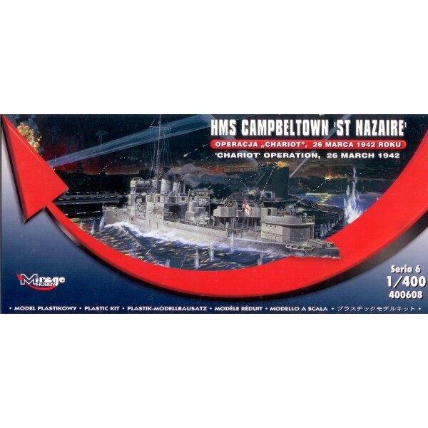 Mirage, HMS Campbeltown St Nazaire, Набор моделей, 12+
Mirage, HMS Campbeltown St Nazaire, Набор моделей, 12+