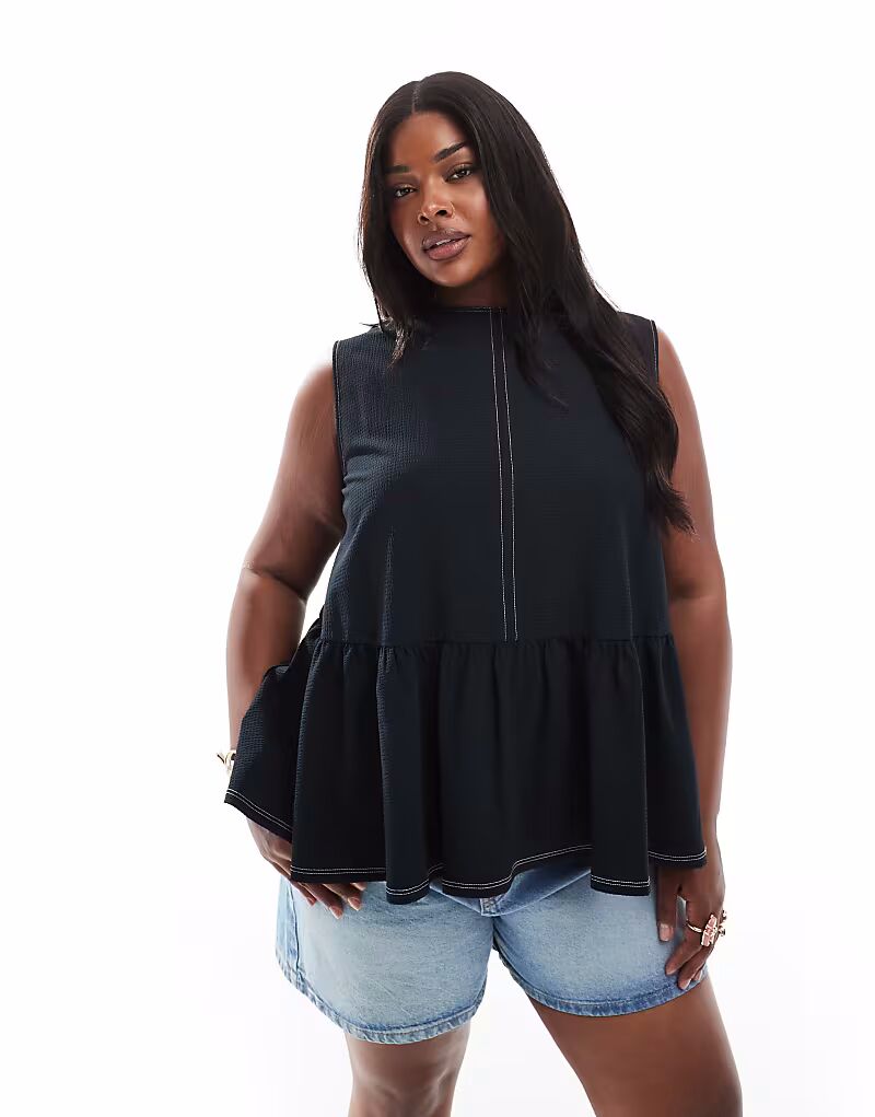 Топ без рукавов с баской и завязками сзади ASOS DESIGN Curve черного цвета ASOS Curve
Топ без рукавов с баской и завязками сзади ASOS DESIGN Curve черного цвета ASOS Curve