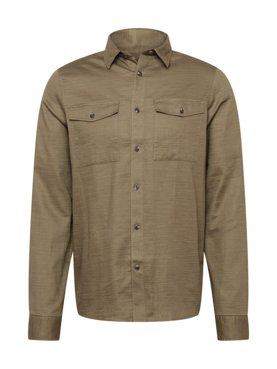 Рубашка на пуговицах стандартного кроя !Solid TIM, хаки
Рубашка на пуговицах стандартного кроя !Solid TIM, хаки