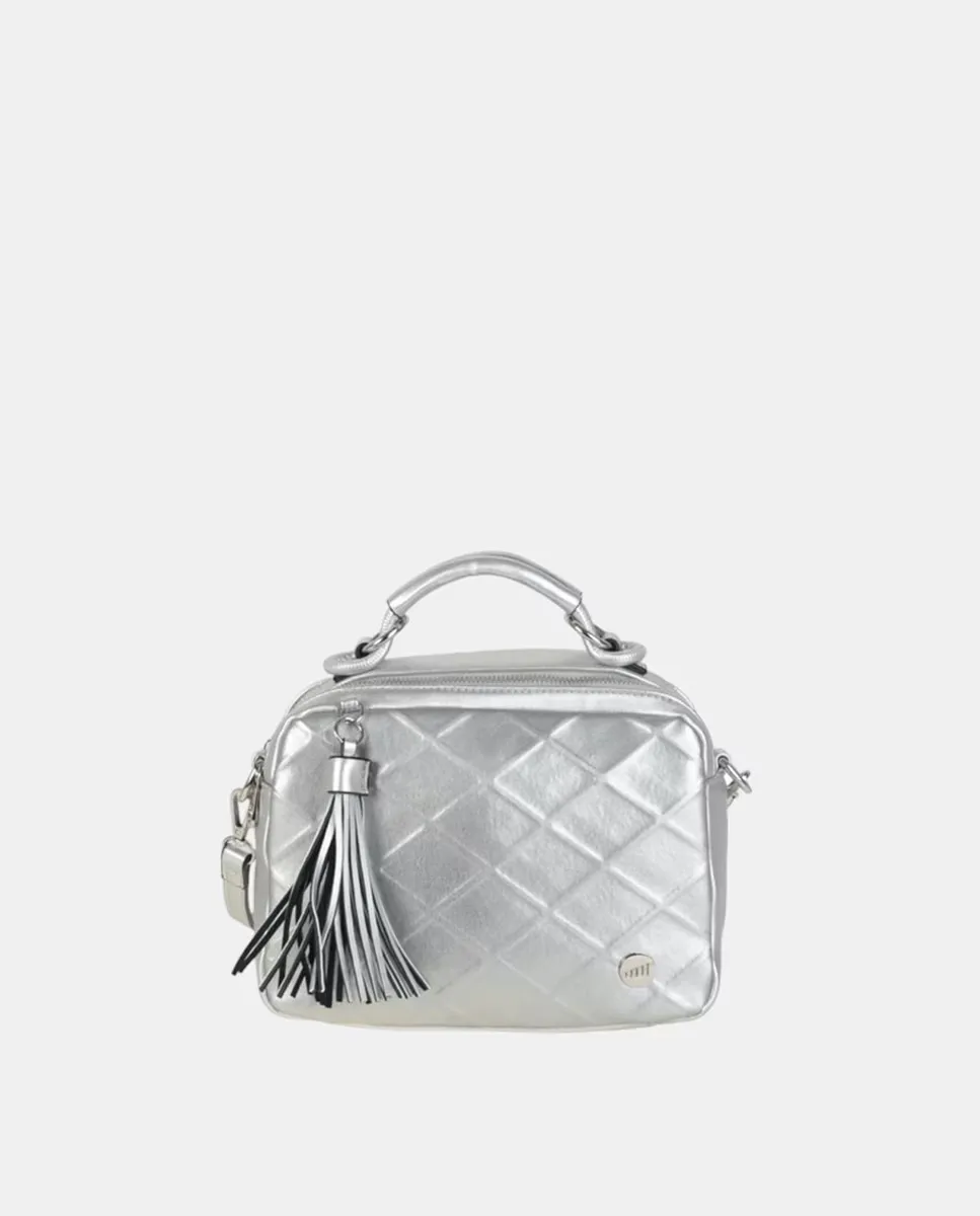 Серебряная сумочка в тон, сочетающая фактурный и гладкий материал Volum, Серебристый, Серебряная сумочка в тон, сочетающая фактурный и гладкий материал Volum
Серебряная сумочка в тон, сочетающая фактурный и гладкий материал Volum, Серебристый, Серебряная сумочка в тон, сочетающая фактурный и гладкий материал Volum