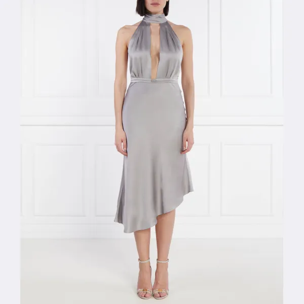 Атласное платье Elisabetta Franchi, серый
Атласное платье Elisabetta Franchi, серый
