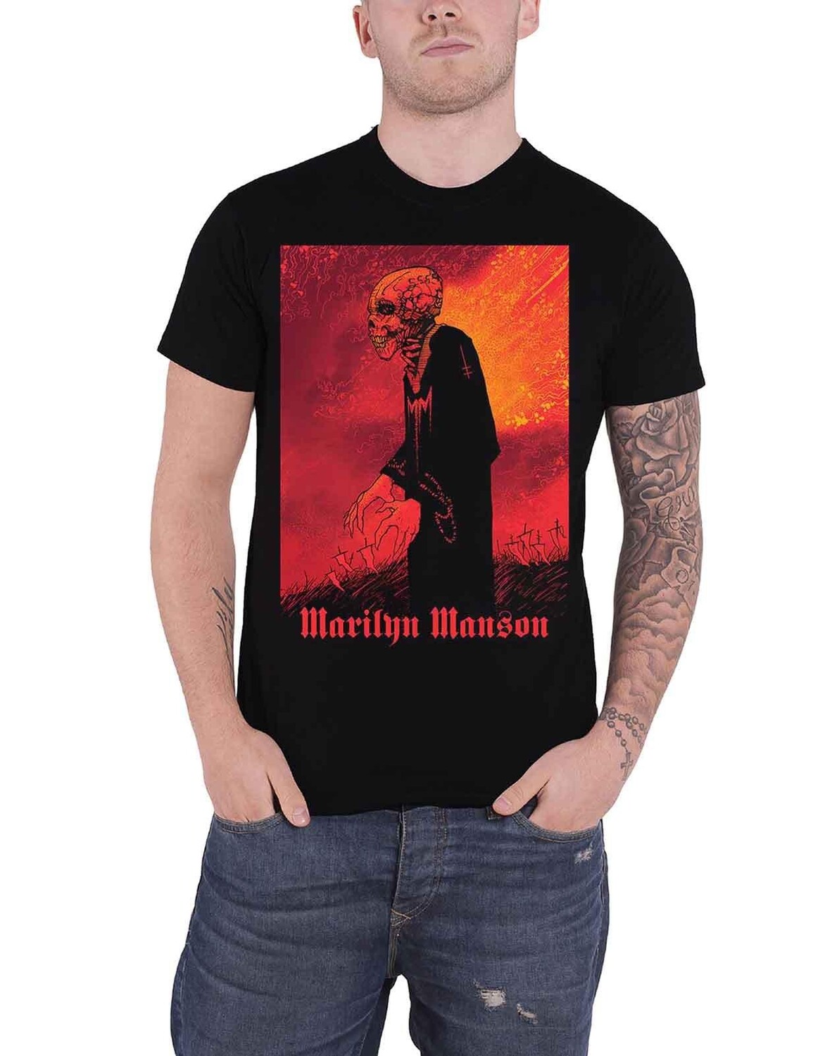 Футболка Безумного Монаха Marilyn Manson, черный
Футболка Безумного Монаха Marilyn Manson, черный