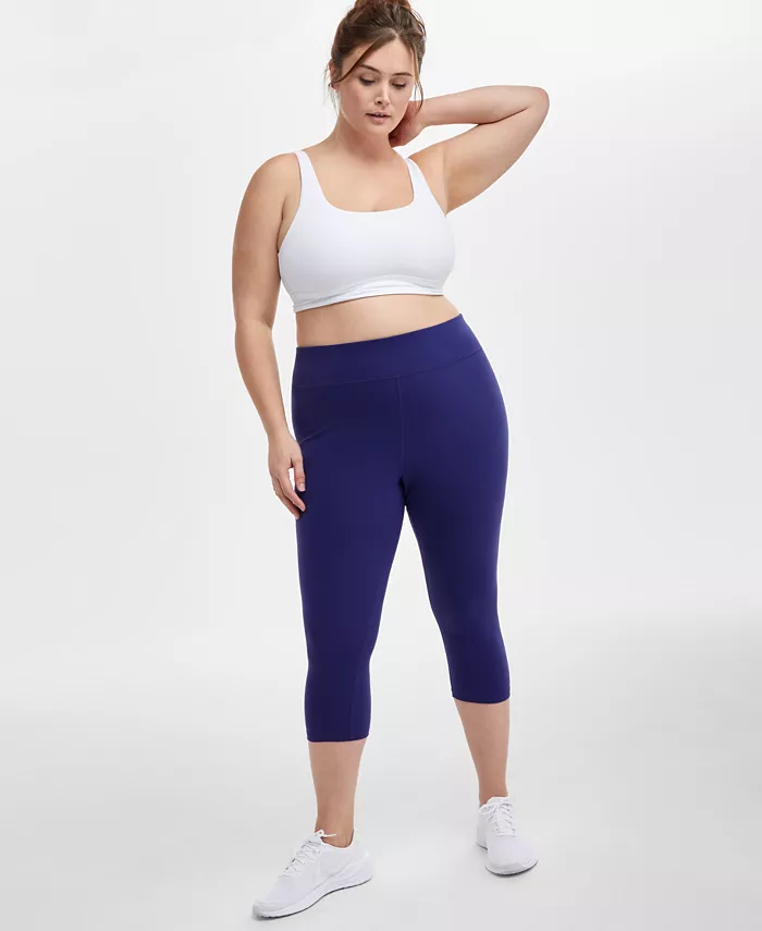 Мягкие укороченные леггинсы больших размеров ID Ideology, синий
Мягкие укороченные леггинсы больших размеров ID Ideology, синий