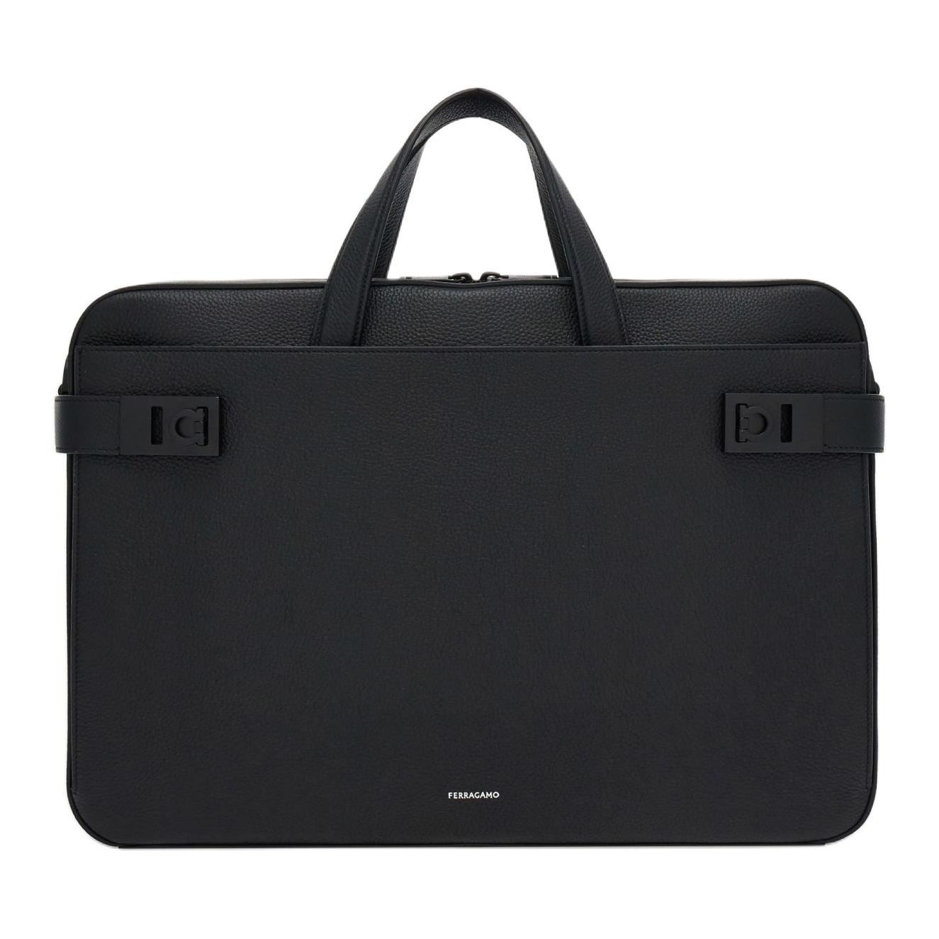 Сумка Ferragamo Gancini из телячьей кожи мужская черная
Сумка Ferragamo Gancini из телячьей кожи мужская черная